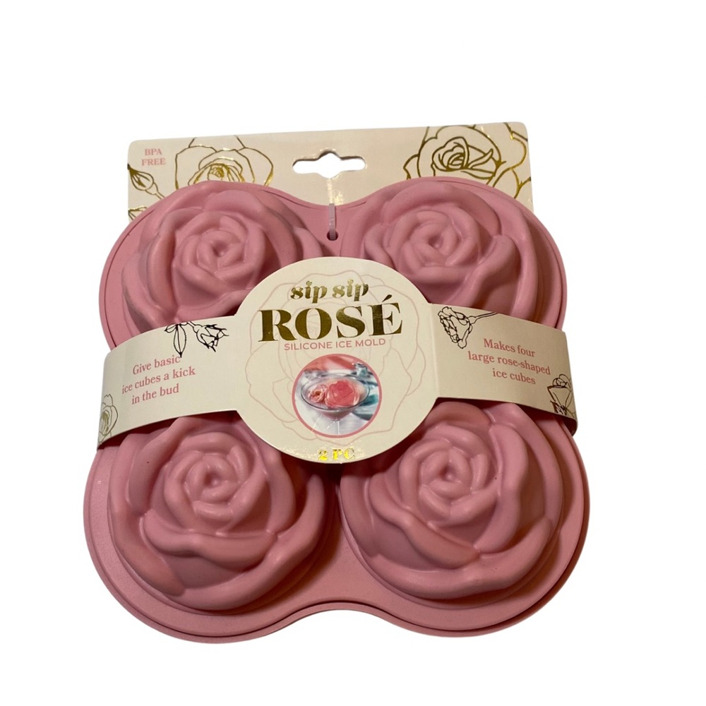 Sip Sip Rose Silicone LARGE ROSE ICE CUBES Maker